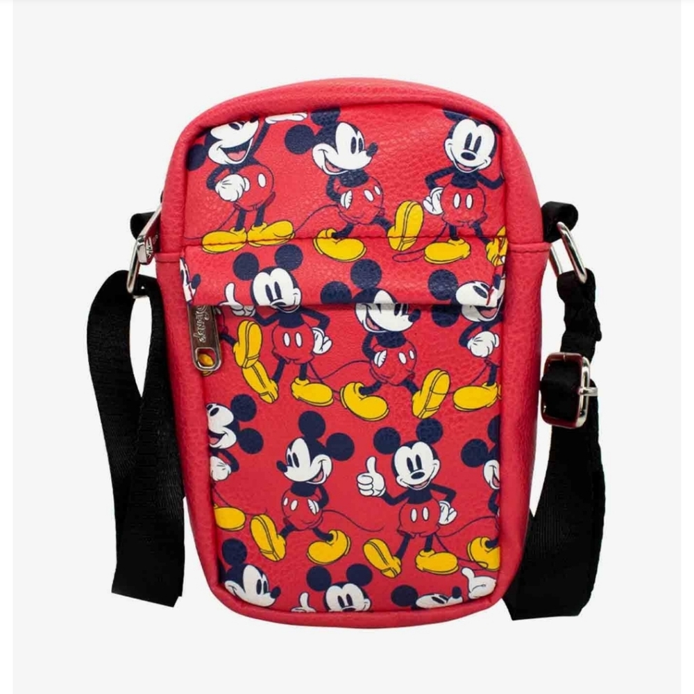 UPDATE Disney Mickey Mouse Poses Crossbody by BuckleDown & Mickey Ears Adult Cap - Picture 6 of 8